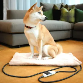 Pet Heating Pad - Includes 2x Washable Covers - 12 Adjustable Temperature Heated Pet Bed with Auto Timer, Waterproof Design, Chew Resistant Cord- Safe & Cozy for Dogs and Cats - 27 x 16 Inches