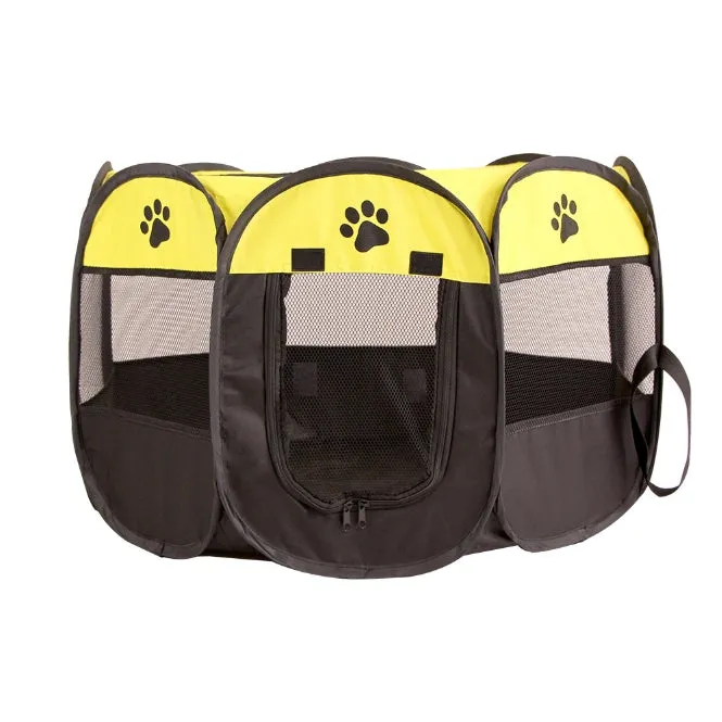 Pipers Pet Portable Playpen Dog Puppy Tent Enclosure Exercise Cat Cage 8 Panels