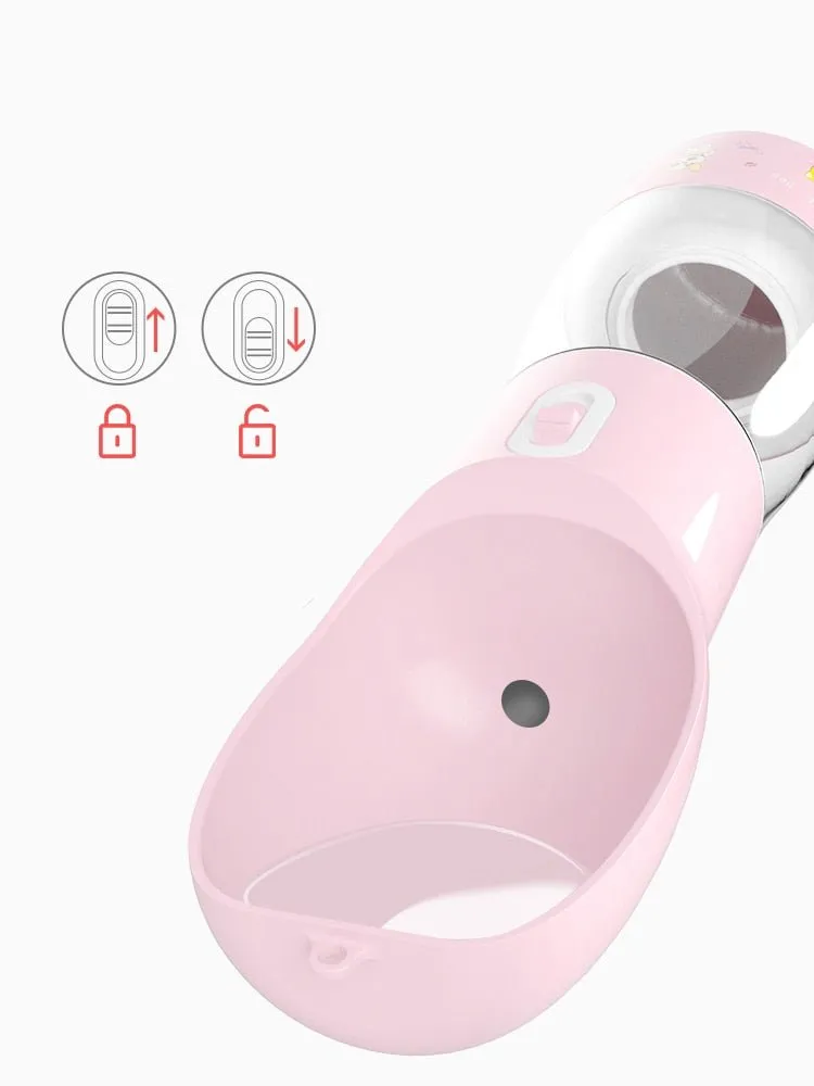 Portable Outdoor Pet Drinking and Feeding Bottle (3 Colours)
