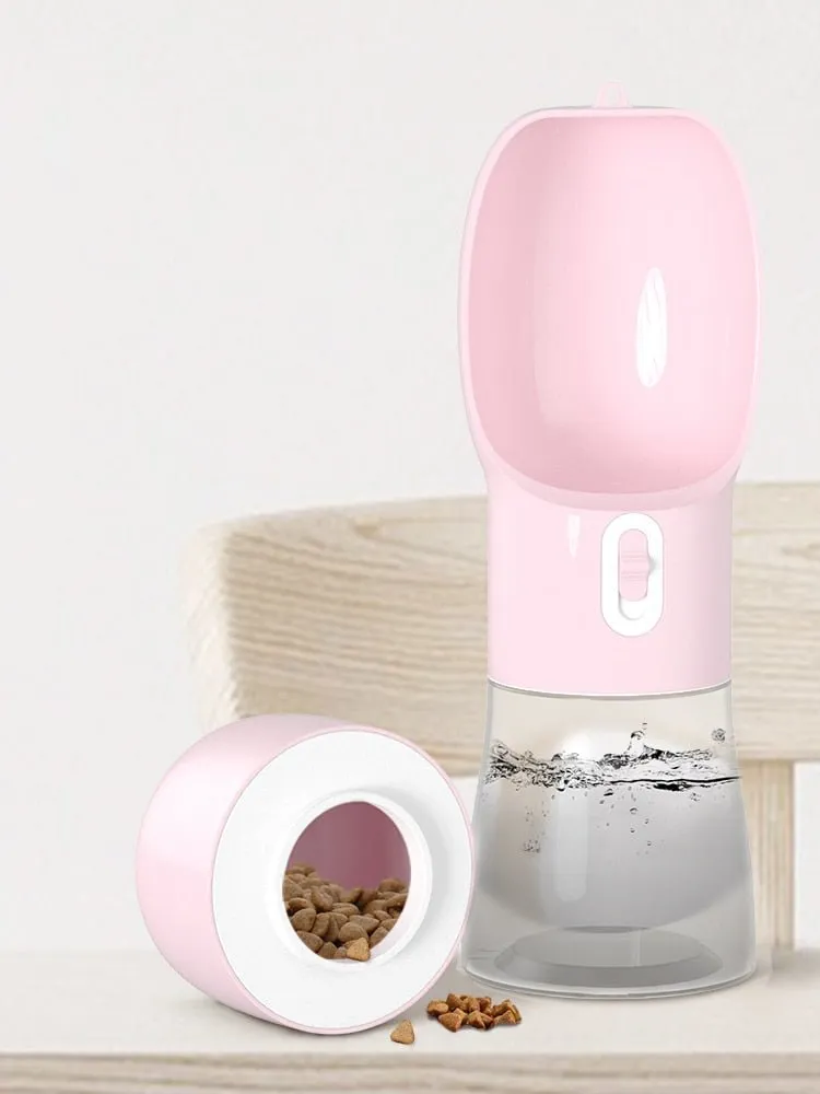 Portable Outdoor Pet Drinking and Feeding Bottle (3 Colours)