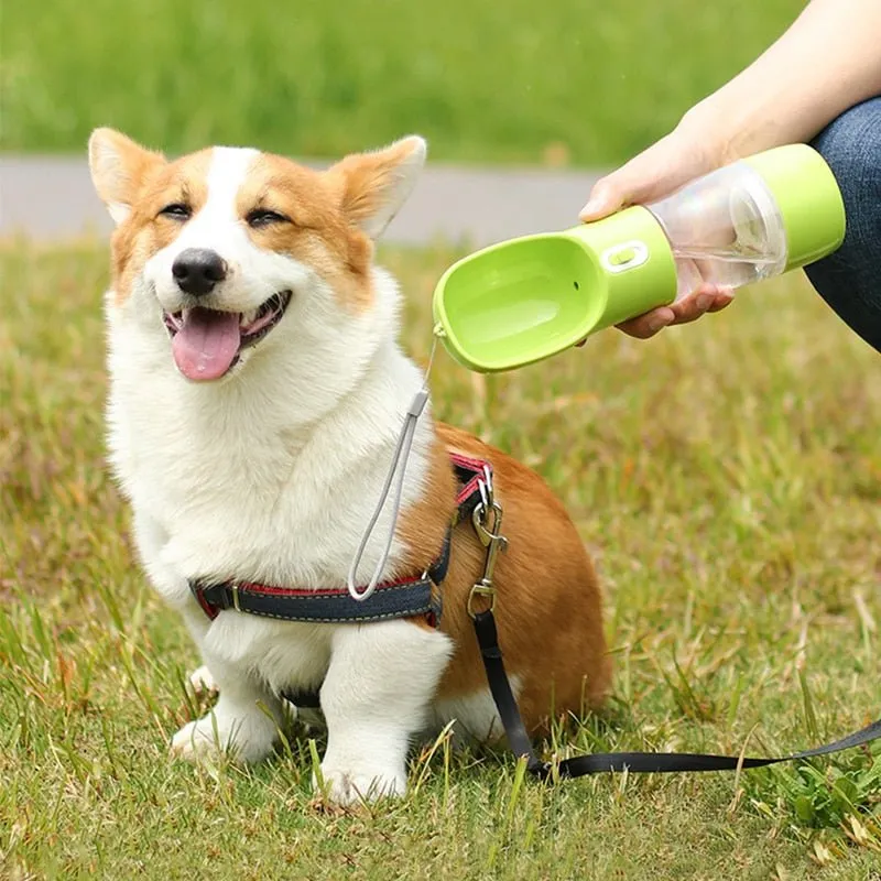 Portable Outdoor Pet Drinking and Feeding Bottle (3 Colours)