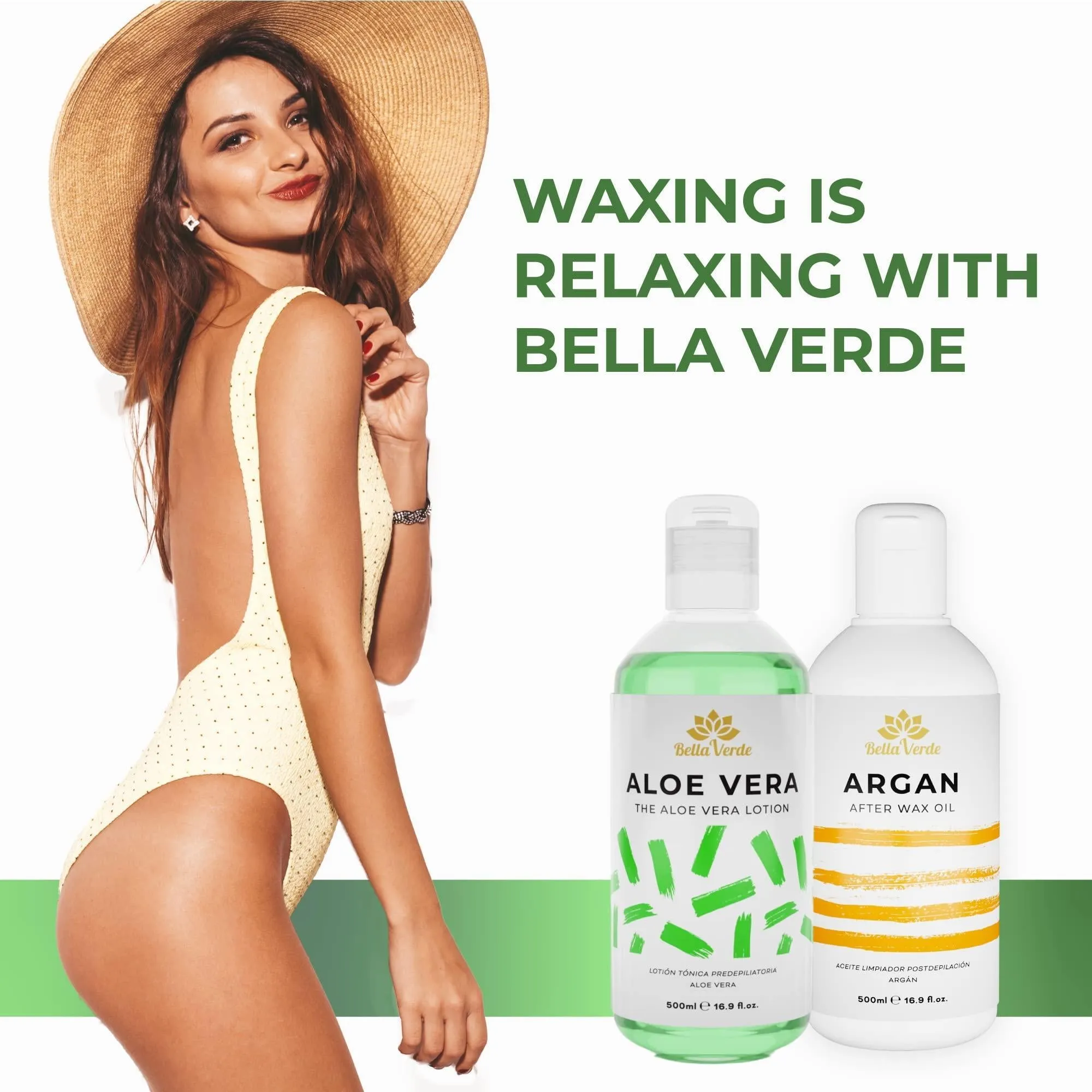 Pre and Post Waxing Care Home Kit for Women and Men Pack of 2 Spray Care
