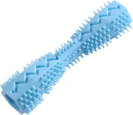 Puppy Bones for Small Dogs Teething Durable Dog Toothbrush Chew Toy Stick Soft Rubber Teeth Cleaning Point Massage Toothpaste Pet Supplies