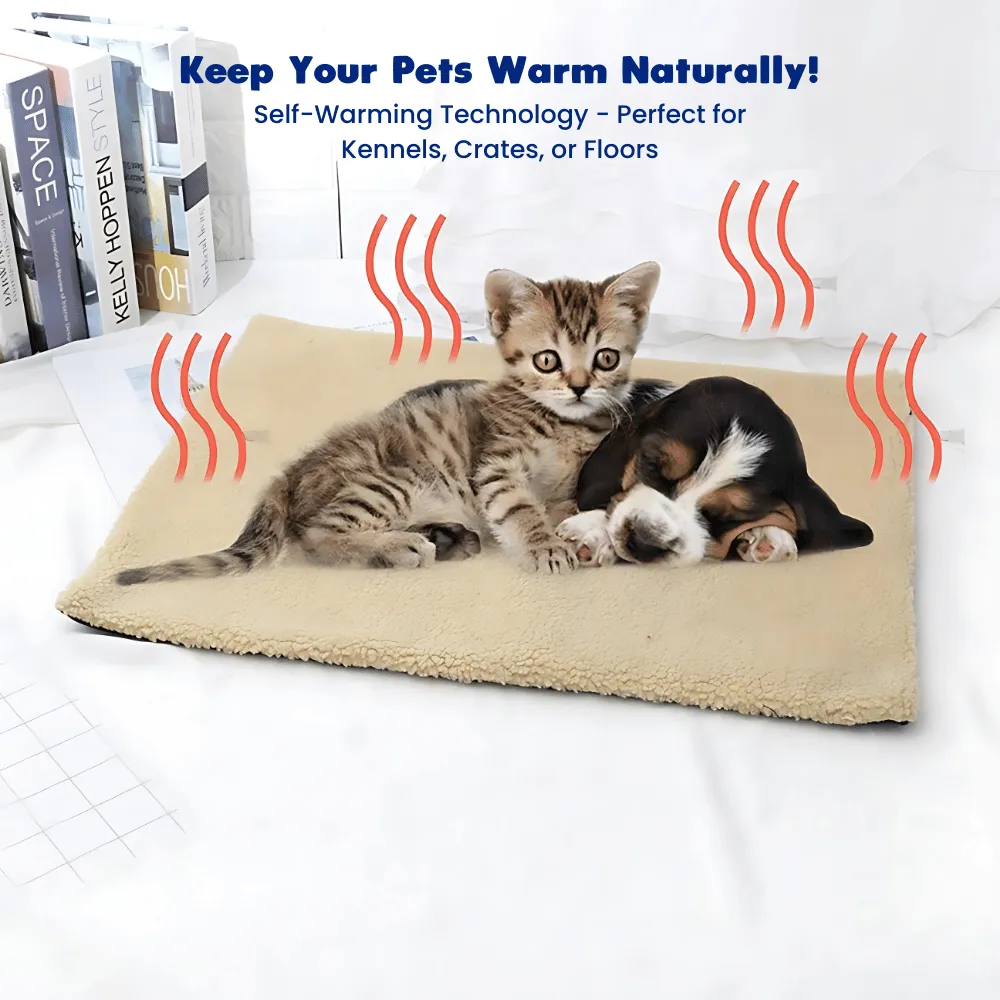 Self-Warming Pet Mat – Cozy & Non-Electric Warmth for Pets