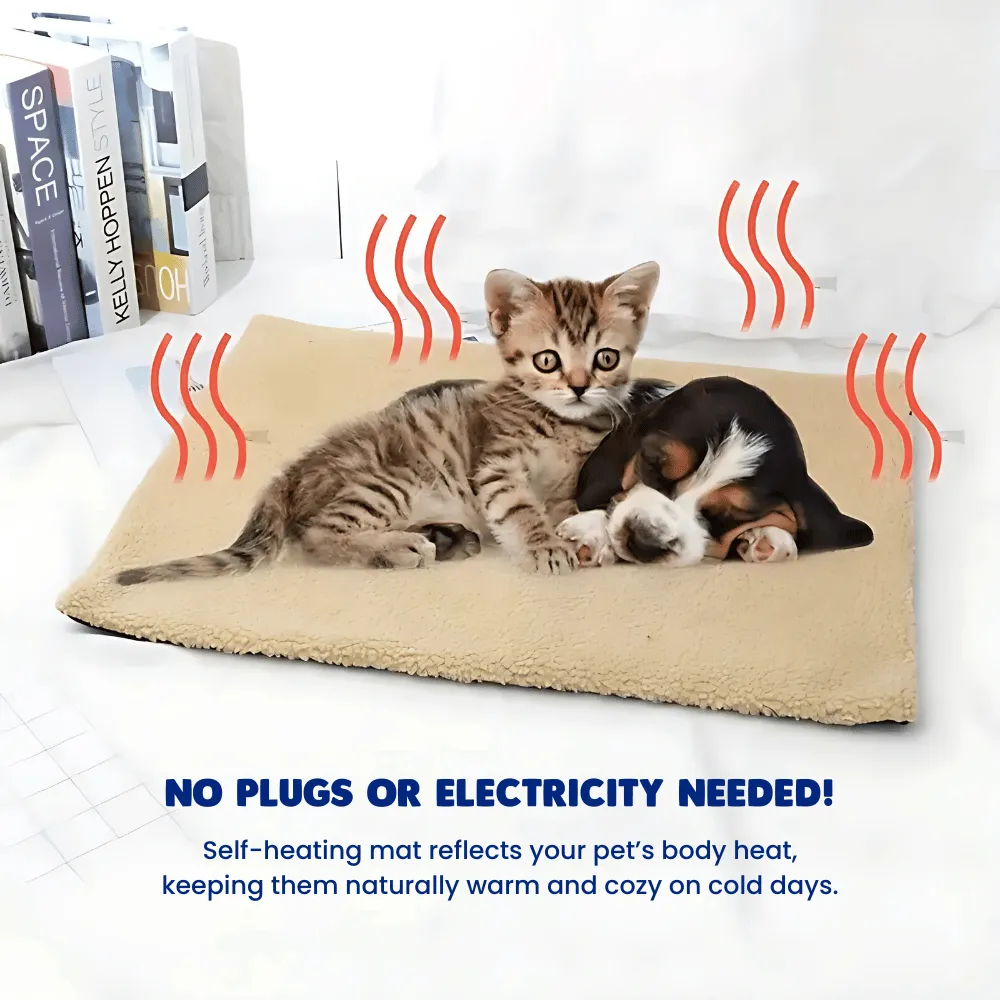 Self-Warming Pet Mat – Cozy & Non-Electric Warmth for Pets