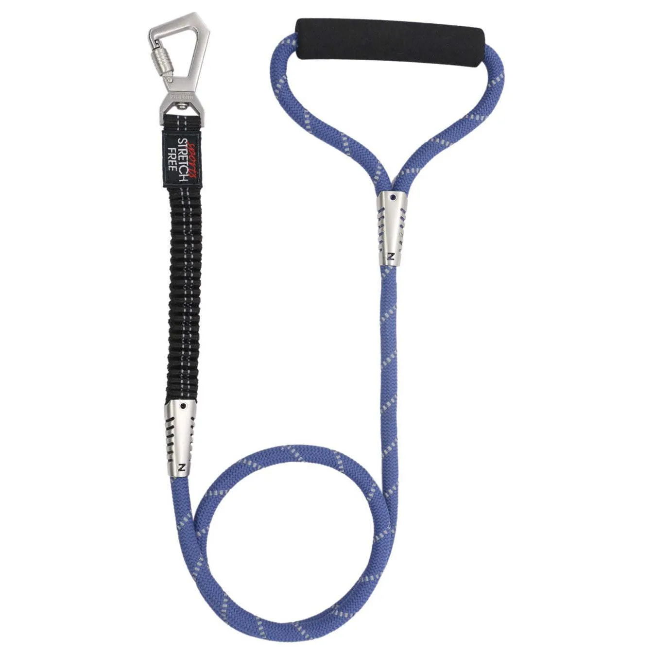 Shock-absorbing reflective dog leash Straps