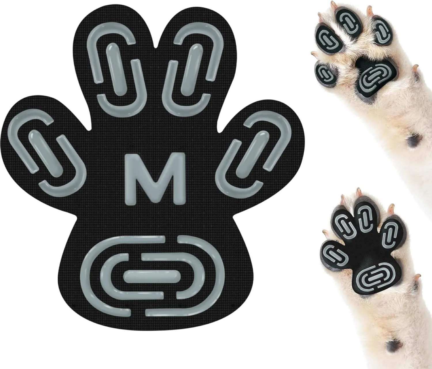 Waterproof Anti-Slip Dog Paw Protectors – Durable Traction Pads in Black, Pink, Blue