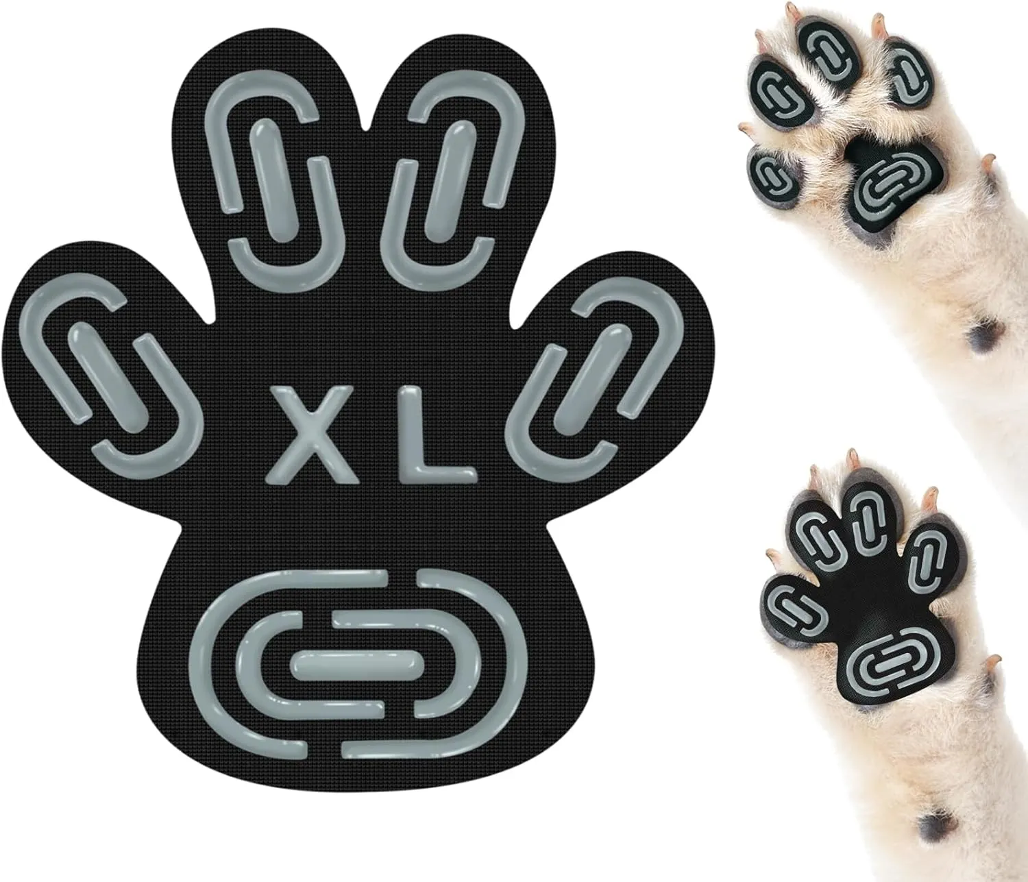 Waterproof Anti-Slip Dog Paw Protectors – Durable Traction Pads in Black, Pink, Blue