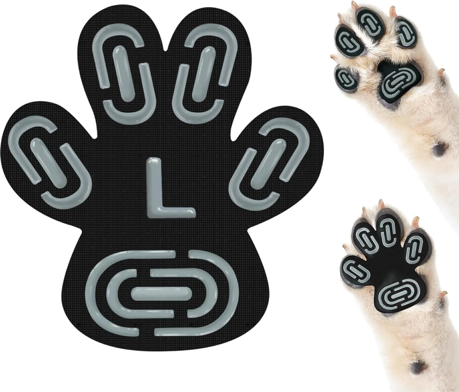 Waterproof Anti-Slip Dog Paw Protectors – Durable Traction Pads in Black, Pink, Blue