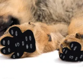 Waterproof Anti-Slip Dog Paw Protectors – Durable Traction Pads in Black, Pink, Blue