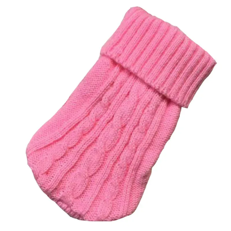 Winter Bliss: Knitted Pet Sweater - Cozy Dog Winter Clothes for Small to Medium Dogs, Perfect for Chihuahuas, Yorkshire Terriers, and Puppies