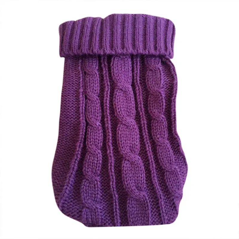 Winter Bliss: Knitted Pet Sweater - Cozy Dog Winter Clothes for Small to Medium Dogs, Perfect for Chihuahuas, Yorkshire Terriers, and Puppies